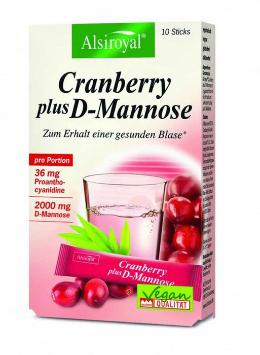 Alsiroyal - Cranberry plus D-Mannose 10 Sticks