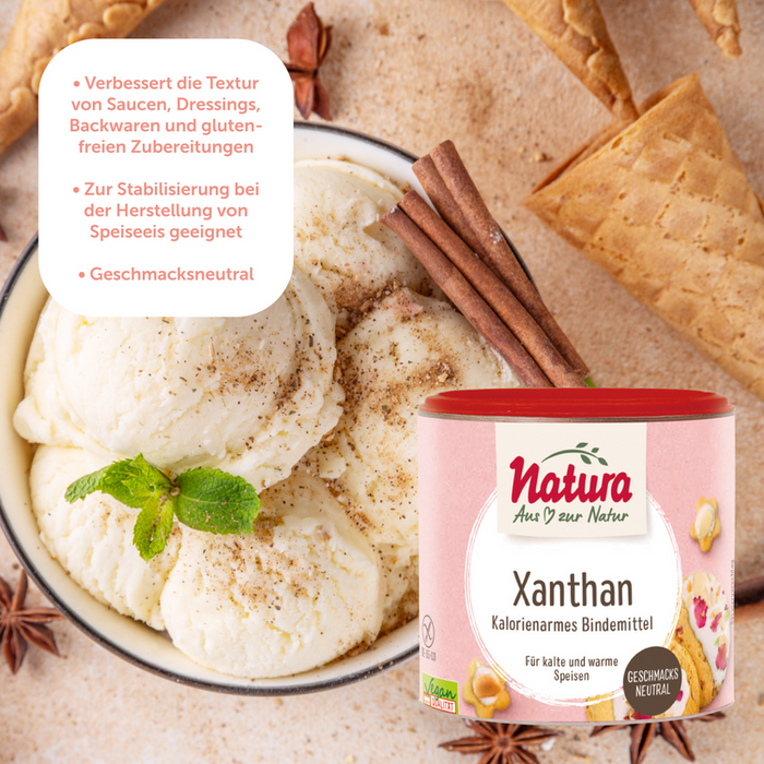 Natura Xanthan Bindemittel glutenfrei 100g