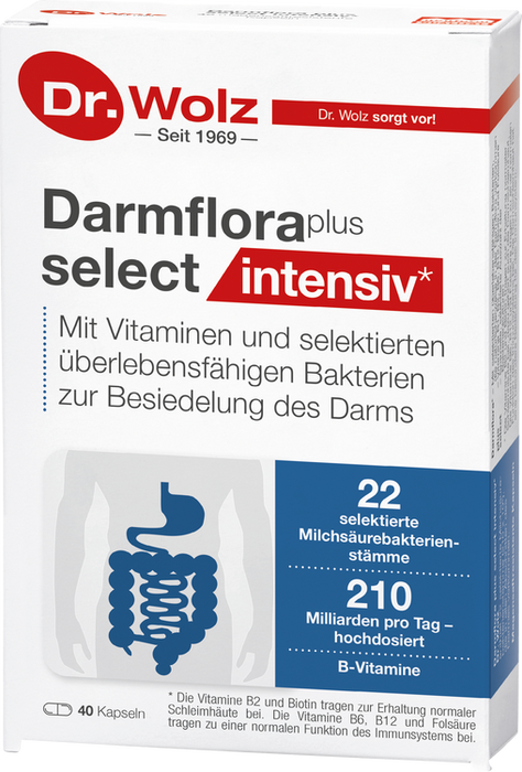 Dr. Wolz Darmflora Plus Select intensiv, 40 Kps