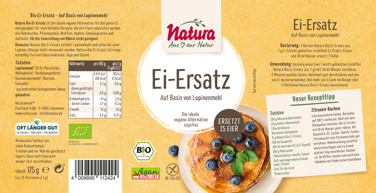 Natura - Ei-Ersatz Bio 175g