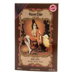 Henné Color Paris - Henna Pulver Braun, 100g