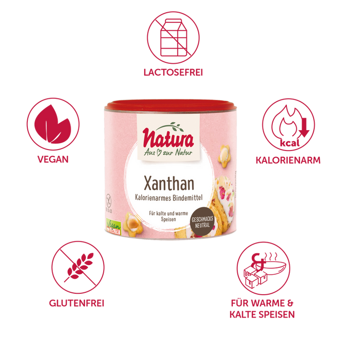 Natura Xanthan Bindemittel glutenfrei 100g