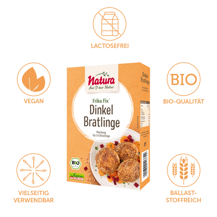 Natura - Frika Fix Bio Dinkel-Bratlinge 150g