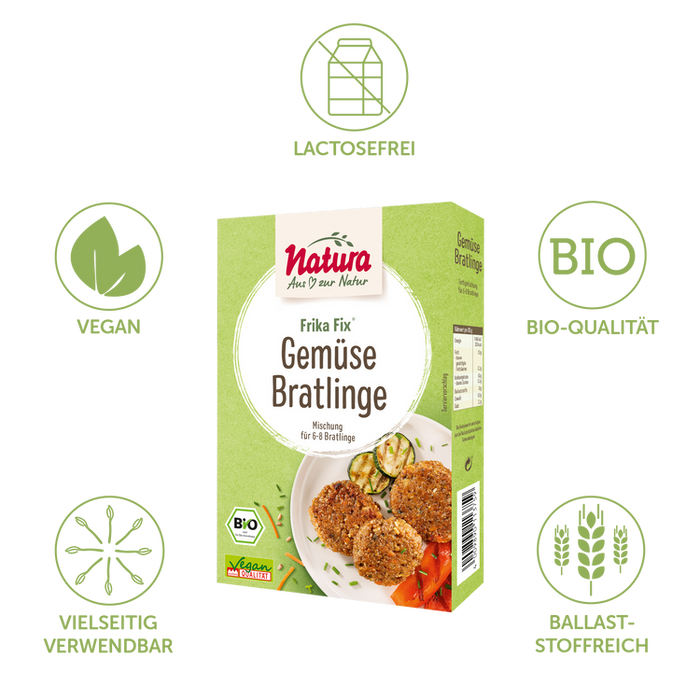 Natura - Frika Fix Gemüse-Bratlinge bio 150g