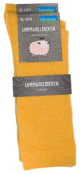 Reformhaus - Lammwollsocke, Gr. 43/46 gelb