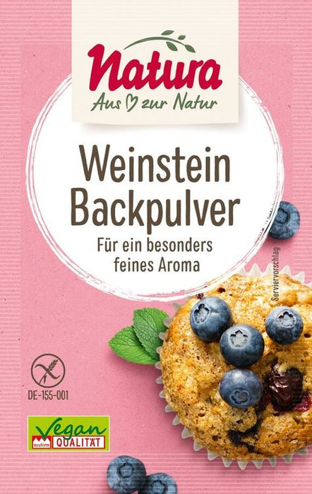 Natura - Weinsteinbackpulver 54g
