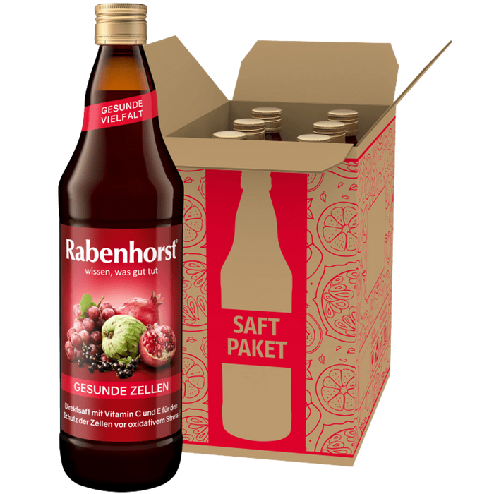 Rabenhorst Gesunde Zellen Paket mit 6 Flaschen jeweils 700ml