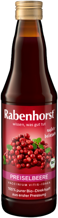 Rabenhorst - Preiselbeer Muttersaft bio 330 ml