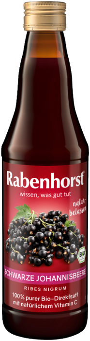 Rabenhorst - schwarzer Johannisbeer Muttersaft bio 330ml