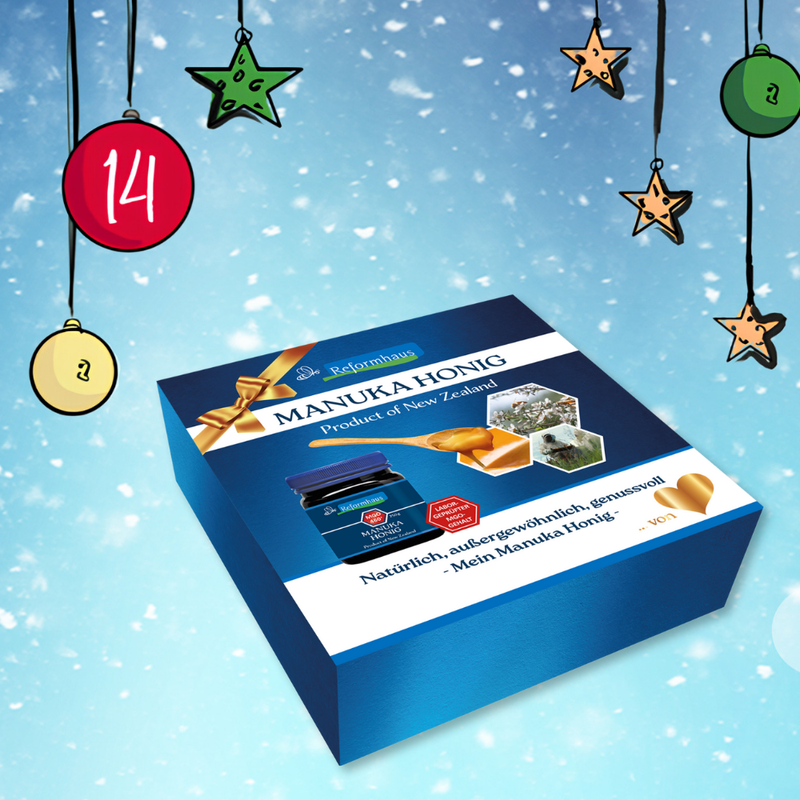 Ihre Gewinnchance am 14.12.: 3 Manuka Honig-Geschenksets von Reformhaus®