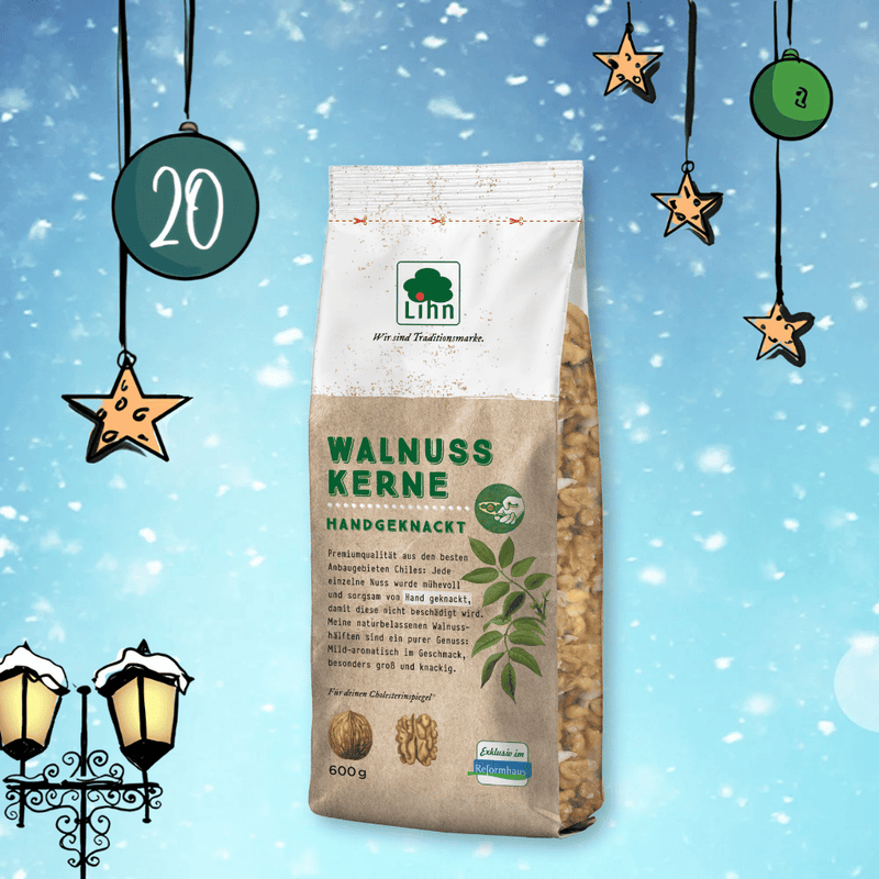 Ihre Gewinnchance am 20.12.: 10x Walnusskerne von Lihn