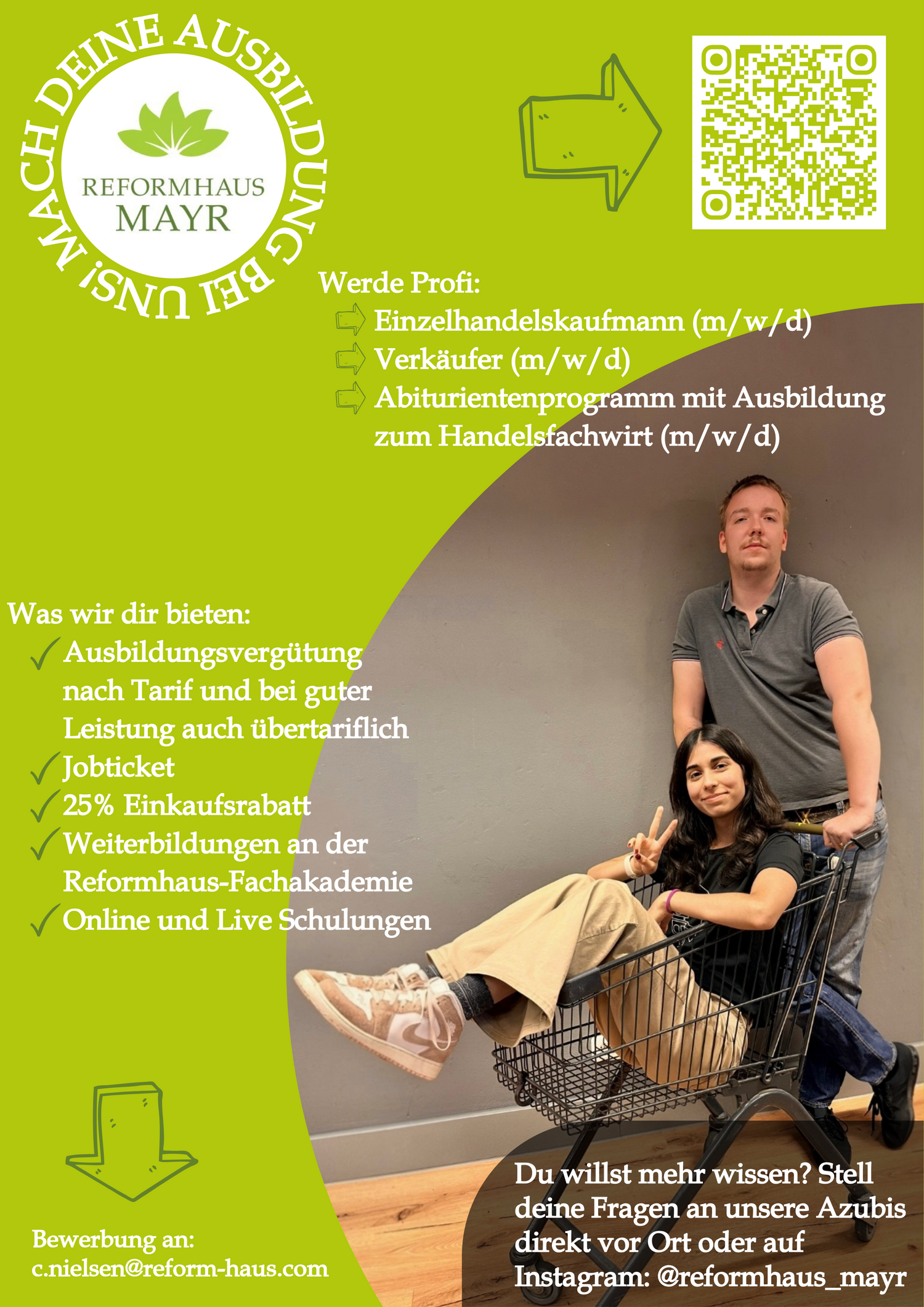 Lust auf eine vielseitige Ausbildung? Dann bewirb dich bei uns!
