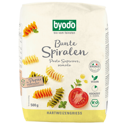Byodo - Spiralen, semola, bunt bio, 500g