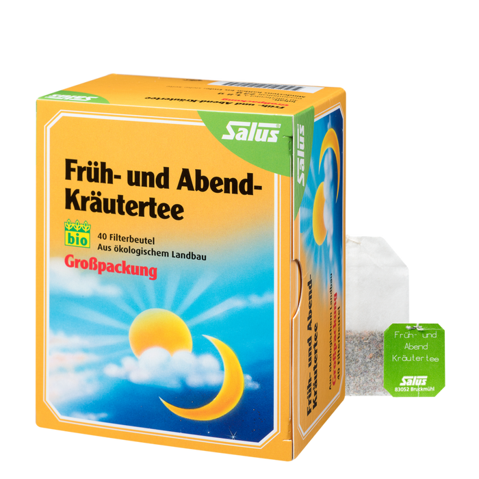 Salus - Früh- und Abendtee Großpackung 40 Beutel
