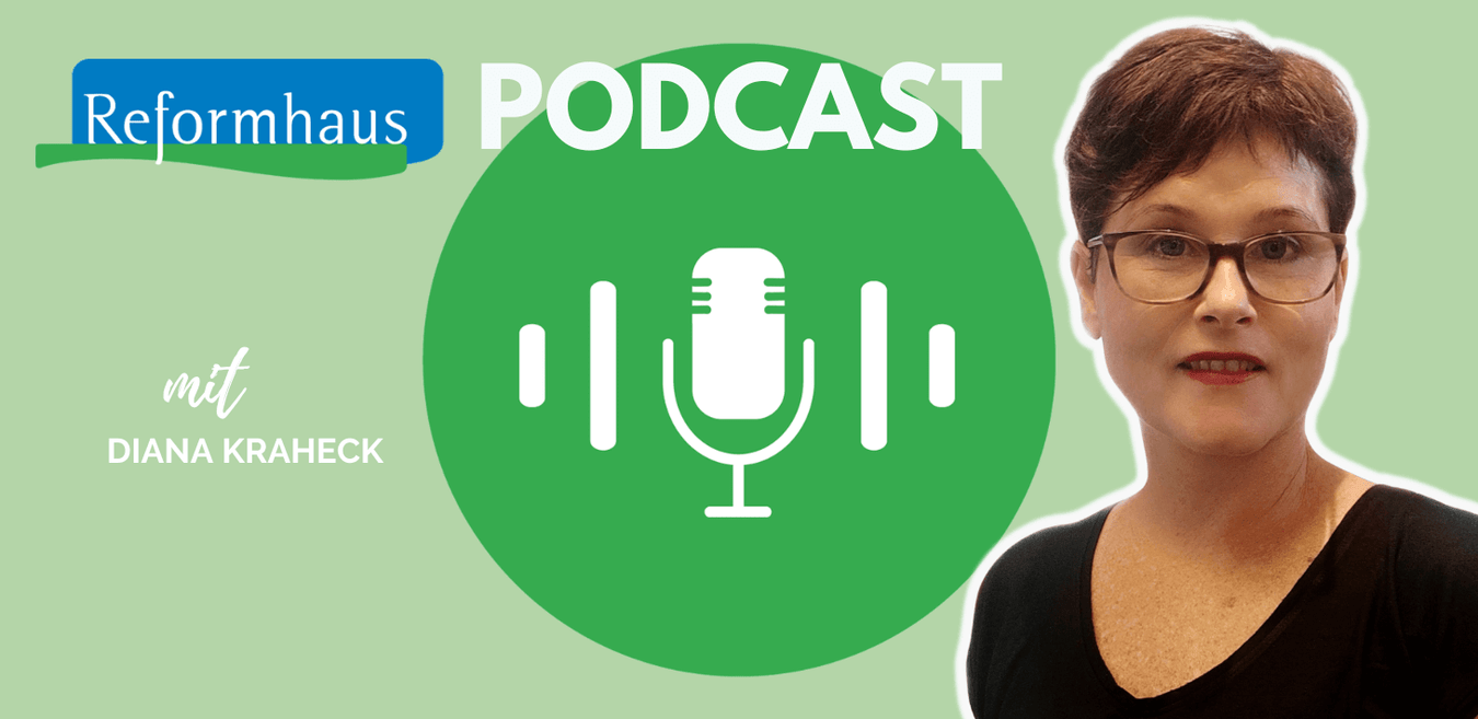 Podcast-Banner mit Diana Kraheck