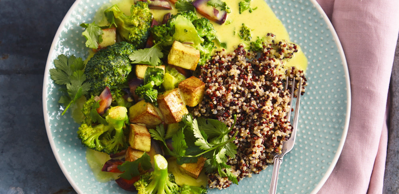 Quinoa-Bowl mit Petersilie