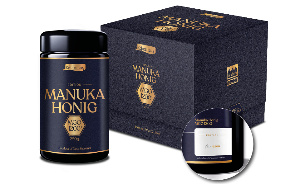 Reformhaus® Manuka Honig MGO 1200+ Sonderedition, limitierte Auflage
