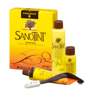 Sanotint - Haarfarbe 6 Dunkelbraun 125ml