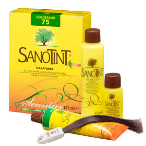Sanotint - Haarfarbe Sensitive light Nr.75 Goldbraun 125ml