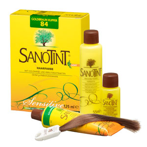 Sanotint - Haarfarbe Sensitive light Nr.84 Goldbraun Kupfer 125ml