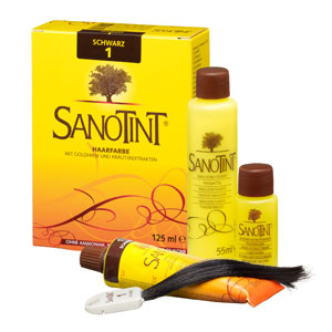 Sanotint - Haarfarbe 1 Schwarz 125ml