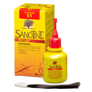 Sanotint - Reflex Haartönung 51 Schwarz 80ml