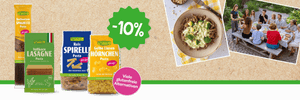 10 Prozent auf Pasta von Rapunzel