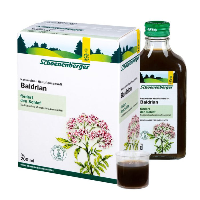 Schoenenberger - Baldrian, Naturreiner Heilpflanzensaft bio, 600ml