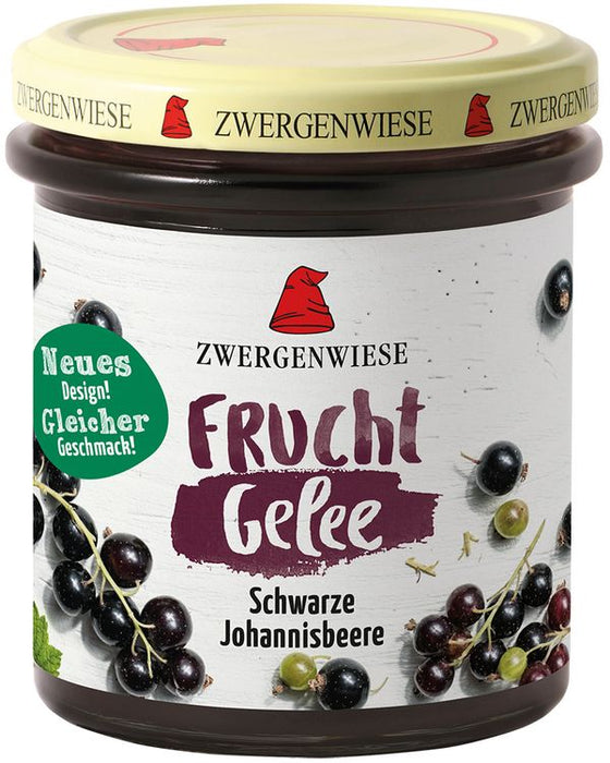 Zwergenwiese - FruchtGelee Schwarze Johannisbeere bio 195g