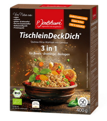 Jentschura - TischleinDeckDich - Quinoa-Hirse-Mahlzeit mit Gemüse 400g