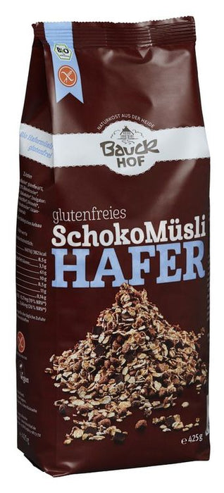 Bauck - Hafer Müsli Schoko glutenfrei Bio 425g